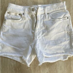 Jcrew White Denim Cutoff Shorts